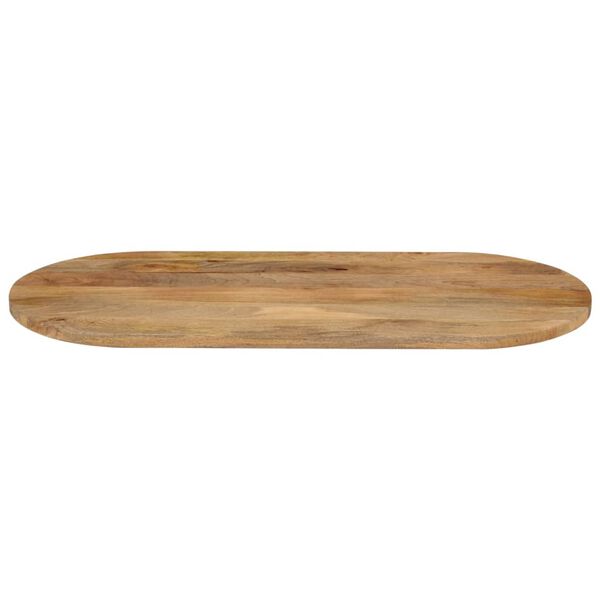 vidaXL Table Top 110x50x3.8 cm Oval Solid Wood Mango