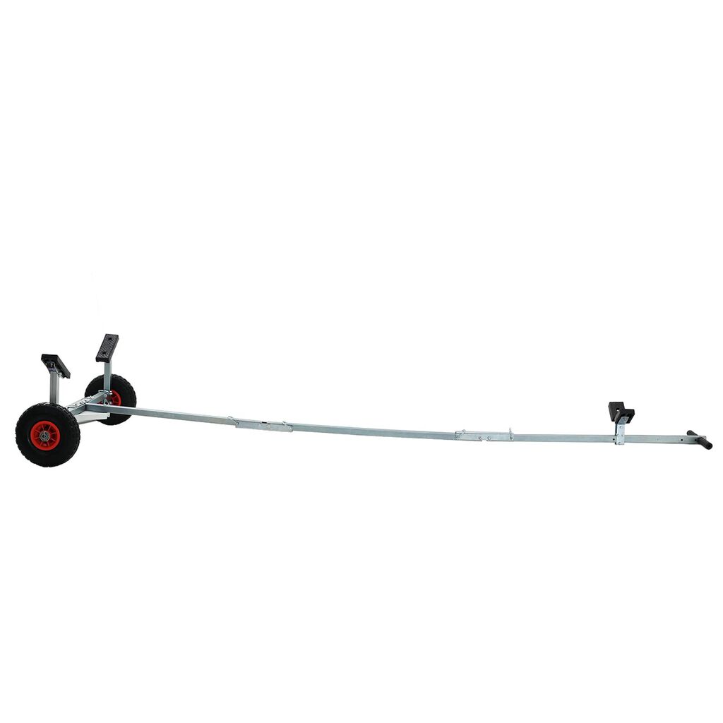 vidaXL Boat Trailer with 2 Wheels, Foldable and Adjustable, 160 kg Steel