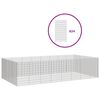 vidaXL Free Range Animal Enclosure 24-Panel 54x100 cm Galvanised Iron