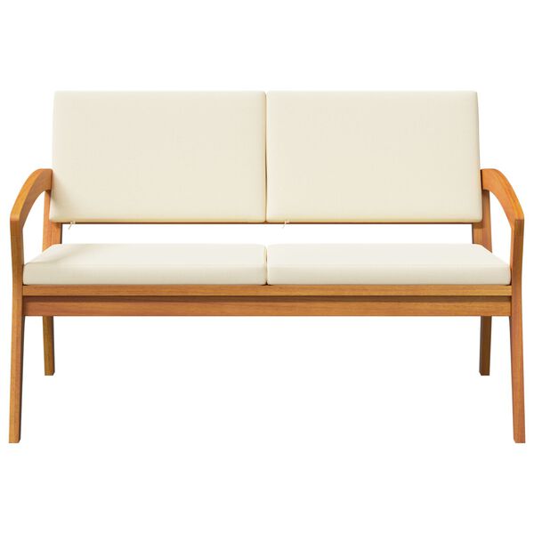 vidaXL Garden Bench with Cushions 115x70x72 cm Solid Wood Acacia