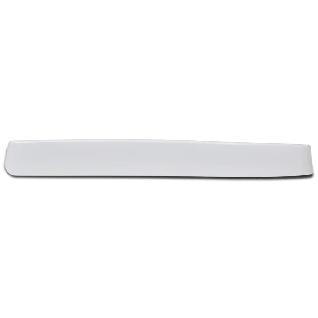 vidaXL Soft-close Toilet Seat with Quick-release Design White Square