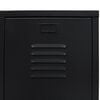 vidaXL Wardrobe Metal Industrial Style 67x35x107 cm Black
