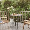 vidaXL Tea Table Black 45 cm Poly Rattan