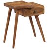 vidaXL Bedside Table Solid Acacia Wood 45x32x55 cm