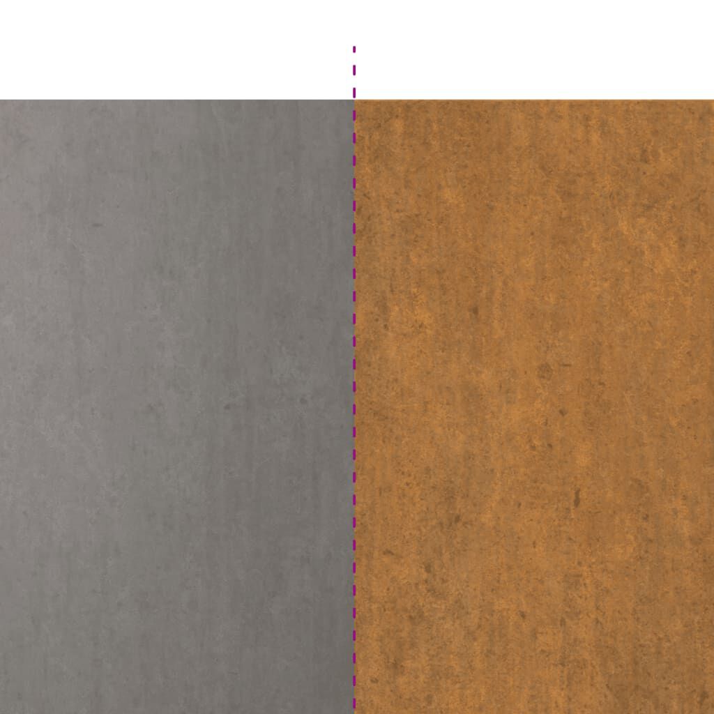 vidaXL Lawn Edgings 10 pcs 10x103 cm Flexible Corten steel