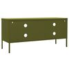 vidaXL TV Cabinet Olive Green 105x35x50 cm Steel