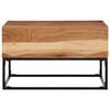 vidaXL Coffee Table 68x68x41 cm Solid Acacia Wood