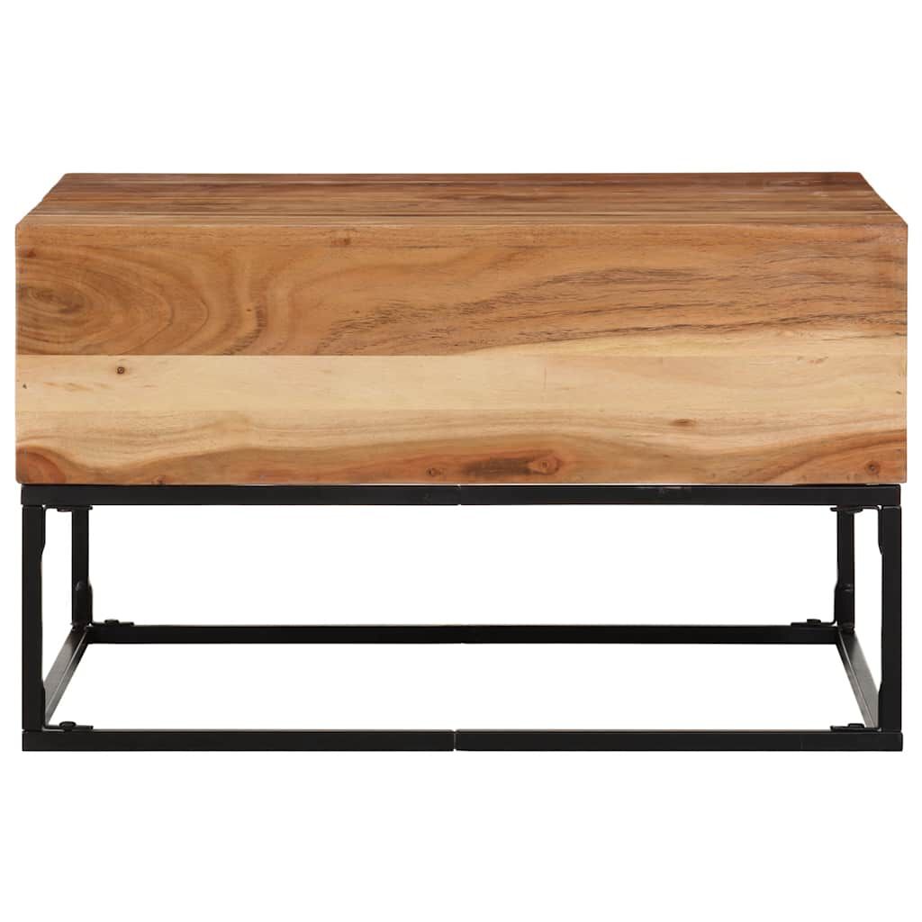 vidaXL Coffee Table 68x68x41 cm Solid Acacia Wood