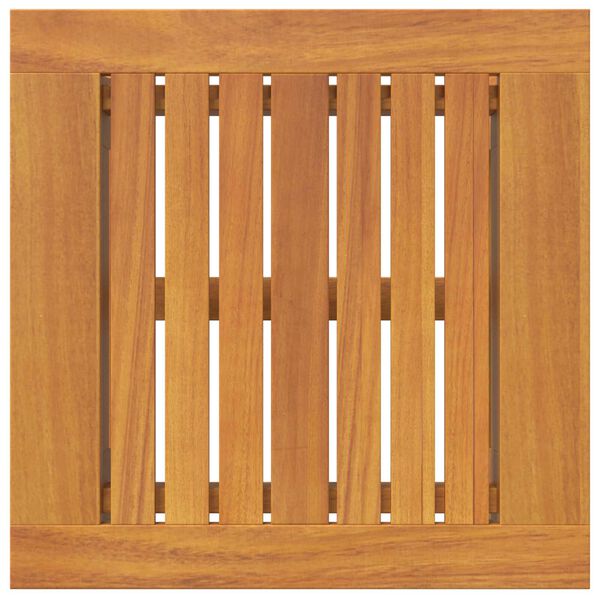 vidaXL Side Table 45x45x40 cm Solid Wood Acacia