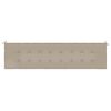 vidaXL Garden Bench Cushion Taupe 200x50x4 cm Oxford Fabric