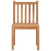 vidaXL Garden Chairs 4 pcs with Cushions Solid Teak Wood
