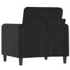vidaXL Sofa Chair Black 60 cm Velvet