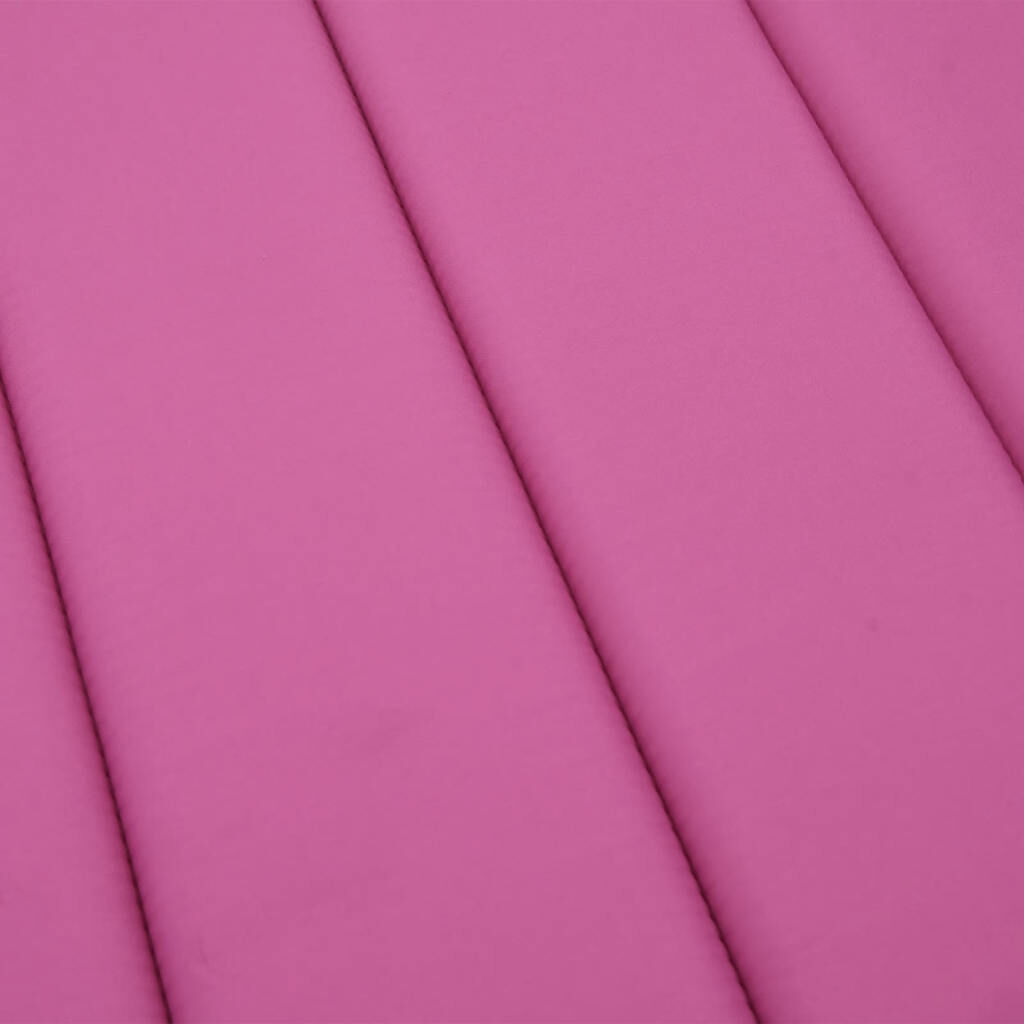 vidaXL Sun Lounger Cushion Pink Oxford Fabric