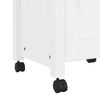 vidaXL Kitchen Trolley MONZA 48x40x90 cm Solid Wood Pine
