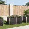 vidaXL Raised Garden Bed Anthracite 160x80x77 cm Galvanised Steel