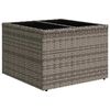 vidaXL Garden Sofa Set with Cushion 8 pcs Grey Poly rattan