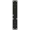 vidaXL Coffee Table Legs V-Shape 2 pcs Black 28x(42-43.3) cm Steel