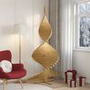 vidaXL Christmas Trees with Stand Brown 210 cm Solid pine wood