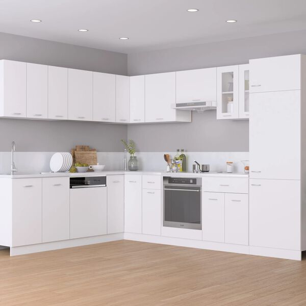 vidaXL Oven Cabinet Lyon White 60x46x81.5 cm Engineered Wood
