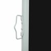 vidaXL Retractable Side Awning 160 x 500 cm Black