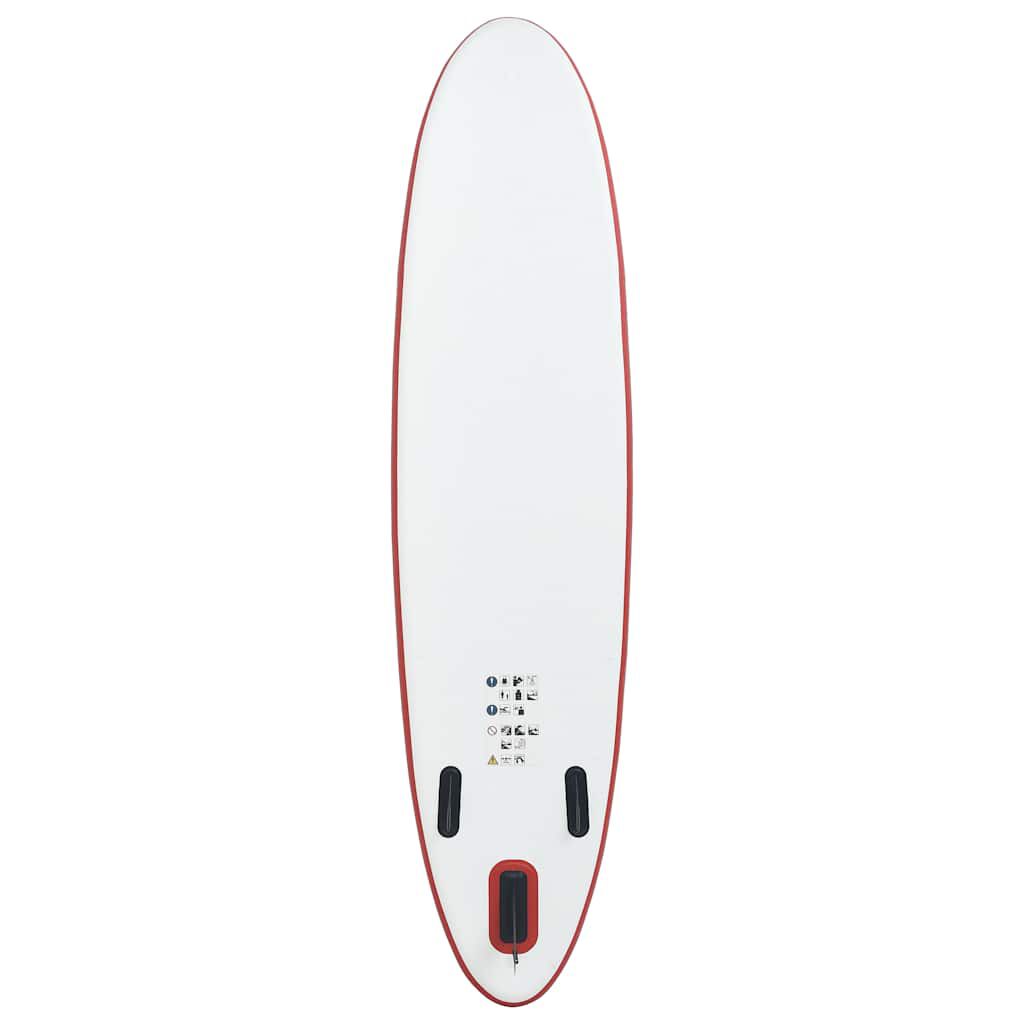 vidaXL Inflatable Stand Up Paddleboard Set Red and White