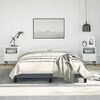 vidaXL Bed Frame without Mattress Dark Grey 137x187 cm Double Velvet