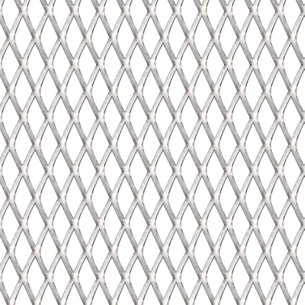 vidaXL Garden Wire Fence Stainless Steel 100x85 cm 30x17x2.5mm