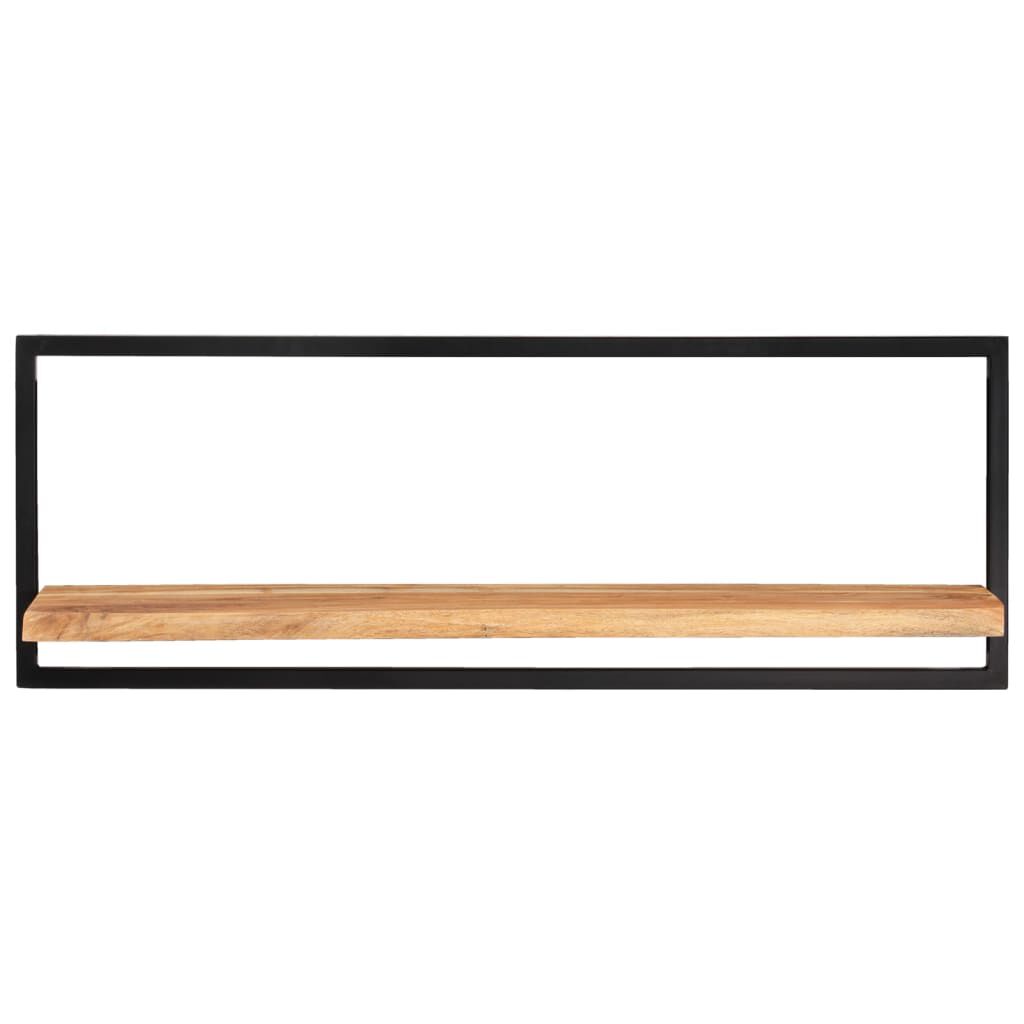 vidaXL Wall Shelves 2 pcs 100x24x35 cm Solid Wood Acacia and Steel