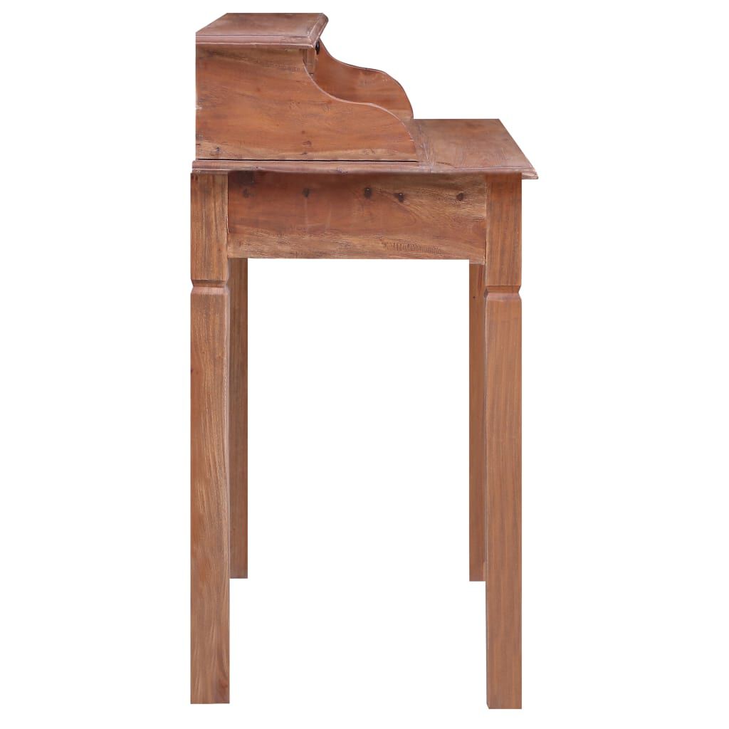 vidaXL Writing Desk with Drawers 90x50x101 cm Solid Mahogany Wood