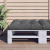 vidaXL Pallet Cushion Anthracite 80x80x12 cm Fabric