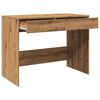 vidaXL Desk Artisan Oak 101x50x76.5 cm Engineered Wood