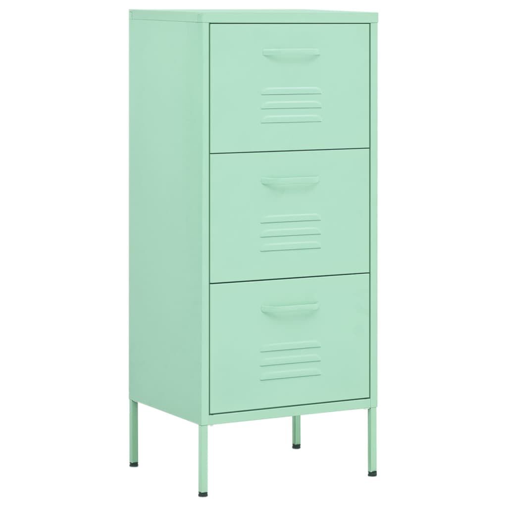 vidaXL Storage Cabinet Mint 42.5x35x101.5 cm Steel
