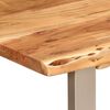 vidaXL Dining Table 110x50x76 cm Solid Wood Acacia