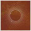 vidaXL Garden Wall Decoration 55x55 cm Corten Steel Sun Design