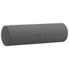 vidaXL 4 Piece Sofa Set with Pillows Dark Grey Fabric