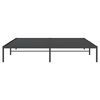 vidaXL Metal Bed Frame without Mattress Black 193x203cm