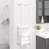 vidaXL Towel Rack White 25x20x95 cm Steel
