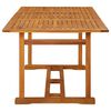 vidaXL 7 Piece Garden Dining Set with Cushions Grey