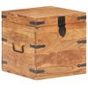 vidaXL Chest 40x40x40 cm Solid Acacia Wood