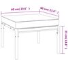 vidaXL 11 Piece Garden Lounge Set with Grey Cushions Steel