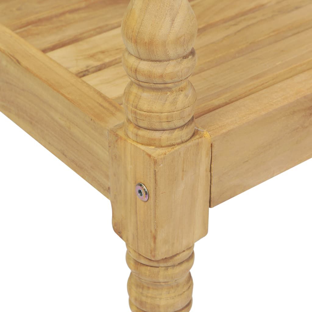 vidaXL 5 Piece Garden Dining Set Solid Teak Wood