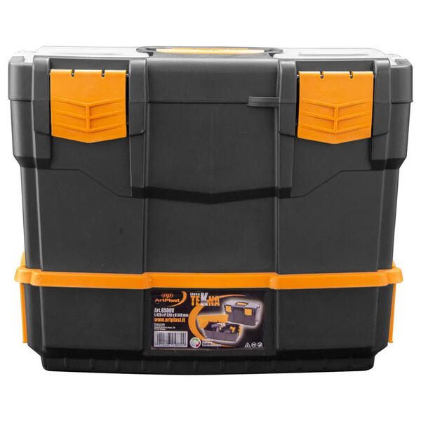 vidaXL Tool Box 420x220x340 mm PP
