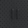 vidaXL Highboard Black 80x35x135 cm Steel