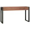 vidaXL Desk with 2 Drawers 140x40x75 cm Teak Wood