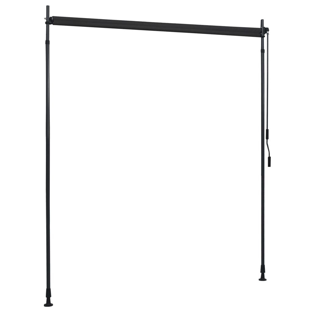 vidaXL Outdoor Roller Blind 200x270 cm Anthracite