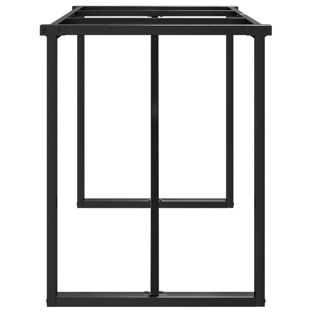 vidaXL Dining Table Legs O-Frame 120x60x73 cm Steel