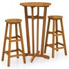 vidaXL 5 Piece Garden Bar Set Solid Wood Acacia