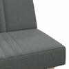 vidaXL Sofa Bed Dark Grey Fabric