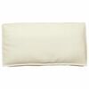 vidaXL Cushion Set 3 pcs Cream Oxford Fabric