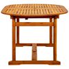 vidaXL Garden Dining Table (160-240)x100x75 cm Solid Acacia Wood